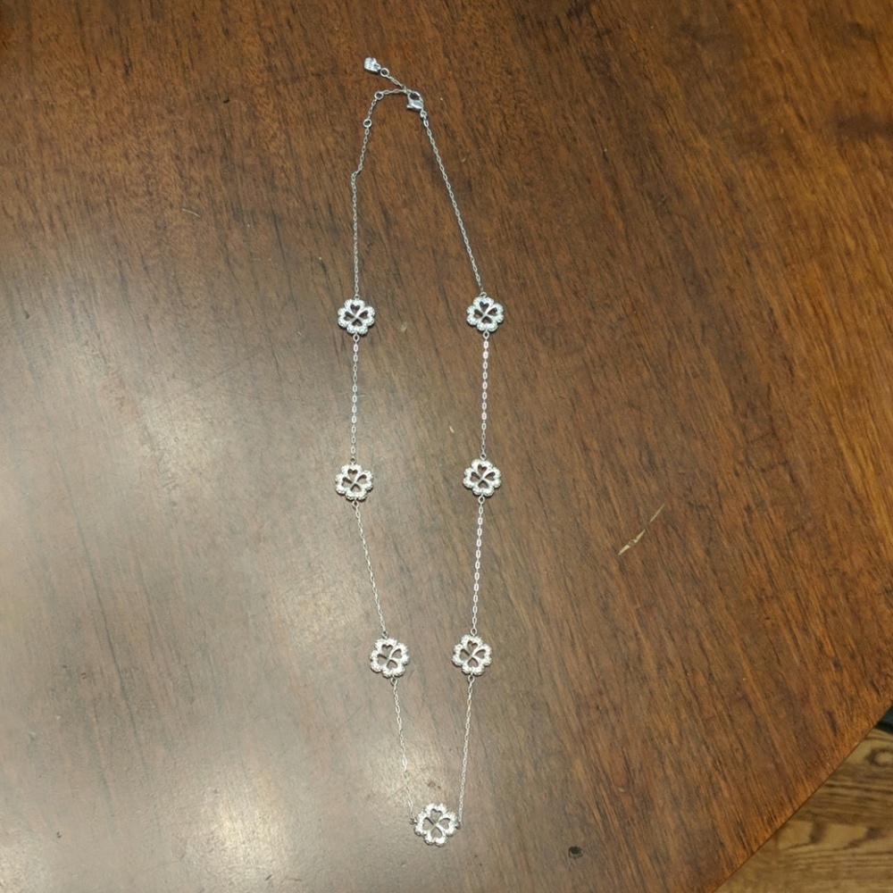 Swarovski four leaf clover necklace